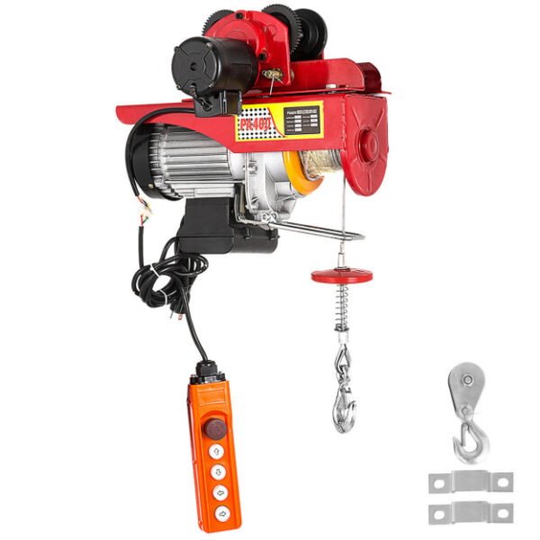 Electric Wire Rope Hoist With Electric Trolley 500 Kg