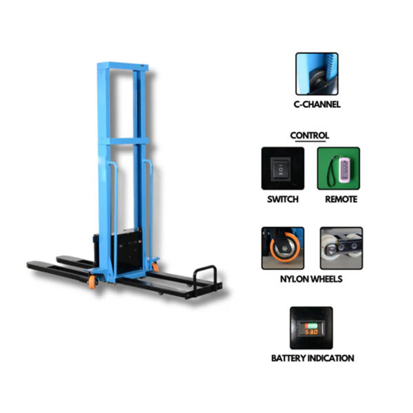 Colifts self loading stacker 1 ton 1.6 mtr - Image 4